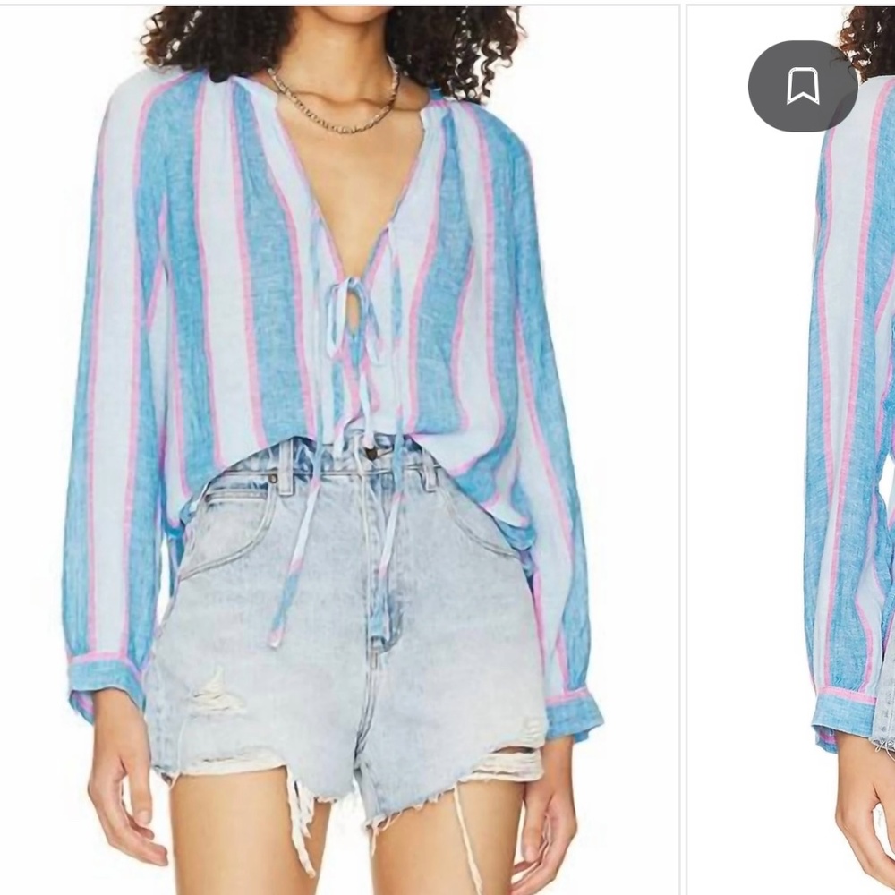 Rails Linen Top - image 1